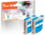 318782 - Peach Twin Pack cartouche d'encre cyan, compatible avec HP No. 13 c*2, C4815AE*2